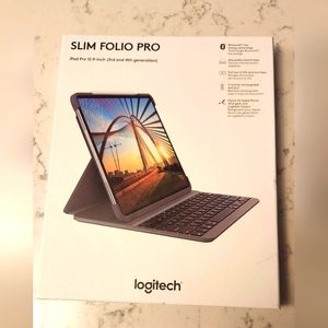 Logitech Slim Folio Pro 12.9"  iPad case and keyboard